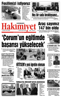 (19 eyl\374l.qxd) - &Ccedil;orum Hakimiyet Gazetesi