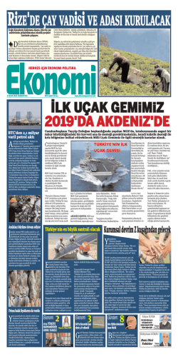 3 OCAK 2015 - Ekonomi Gazetesi