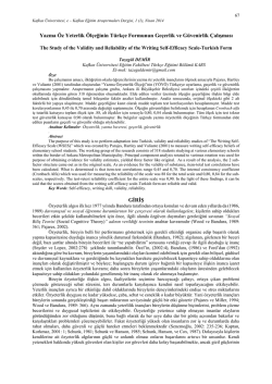 Tam Metin PDF - Kafkas &Uuml;niversitesi