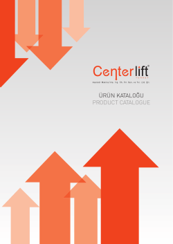 centerlift Katalog - Centerlift Asans&ouml;r 0216 561 17 63