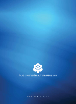 2013 Yılı Faaliyet Raporu
