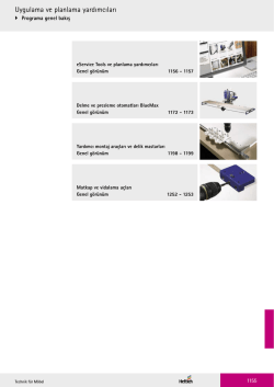 Katalog Hettich mobilya aksesuarları