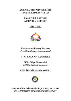 İndir (PDF, 1.17MB) - Ankara Rotary Kul&uuml;b&uuml;