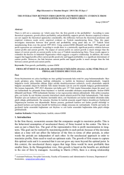 1. Introduction In the firm theory, economists assume that