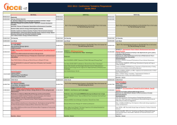 ICCI 2014 Conference Tentative Programme 24.04.2014