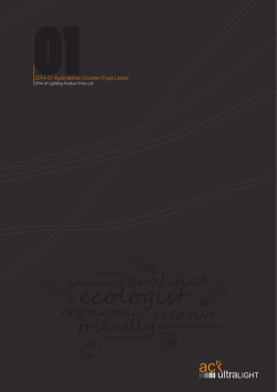 2014-01 Aydınlatma &Uuml;r&uuml;nleri Fiyat Listesi