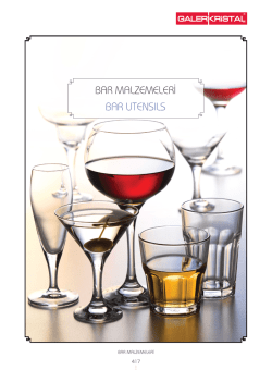 BAR MALZEMELERİ BAR UTENSILS