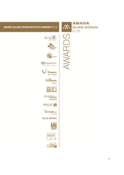 Amara Island Bodrum Fact Sheet 2015
