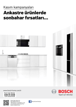 Ankastre &uuml;r&uuml;nlerde sonbahar fırsatları