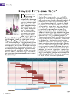 Kimyasal Filtreleme Nedir?