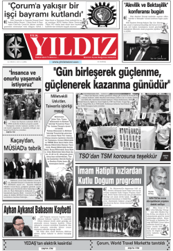 G&uuml;nl&uuml;k Gazetenin Tamamını Okumak İ&ccedil;in TIKLAYIN