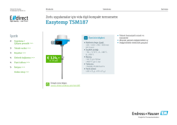 Easytemp TSM187 (PDF 1,87 MB) - E-direct
