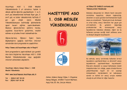 HACETTEPE ASO 1. OSB MESLEK Y&Uuml;KSEKOKULU
