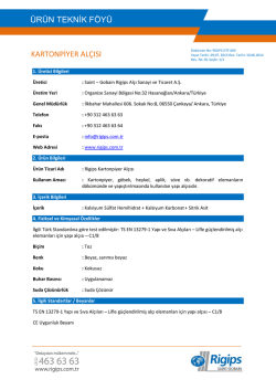 Kartonpiyer Al&ccedil;ısı