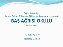 Baş Ağrısı Okulu