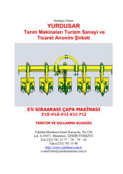 YURDUSAR Tarım Makinaları Turizm Sanayi ve Ticaret Anonim