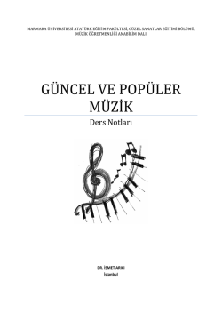 GÜNCEL VE POPÜLER MÜZİK