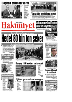 (18 eyl\374l.qxd) - &Ccedil;orum Hakimiyet Gazetesi