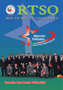 Recep Kürkçü - Rize Ticaret ve Sanayi Odası