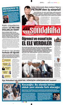 Ege - Sondakika Gazetesi