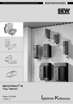 İşletme Kılavuzu - SEW