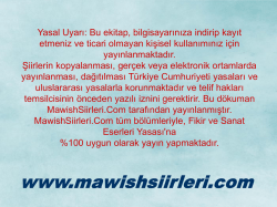 SON SÖZ