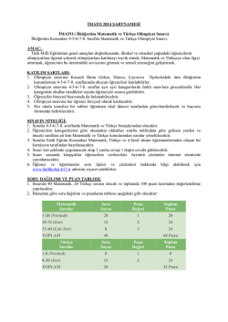Sakarya ili i&ccedil;in İmato şartnamesini indirmek i&ccedil;in