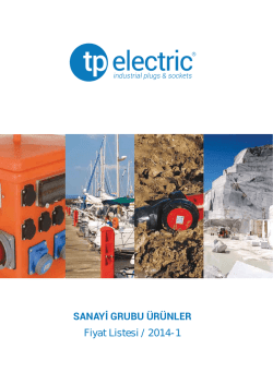 2014 Sanayi Grubu Fiyat Listesi