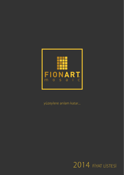 2014 Fiyat Listesi