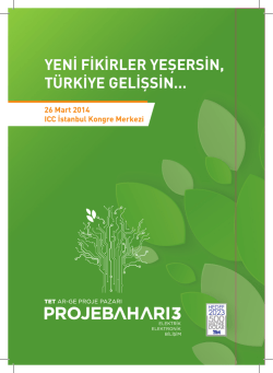 YENİ FİKİRLER YEŞERSİN, TÜRKİYE GELİŞSİN