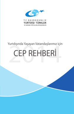 2014 Yılı Cep Rehberi - Yurtdışı T&uuml;rkler ve Akraba Topluluklar