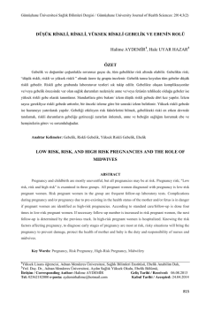 İndir - Sağlık Bilimleri Dergisi