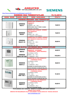 &Uuml;r&uuml;n Fiyat Listesini g&ouml;rmek i&ccedil;in tıklayınız.