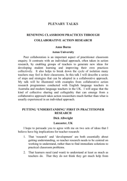 TR Conference program 2014 İzmir - Teacher