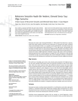 Full Text (PDF) - Istanbul Medical Journal