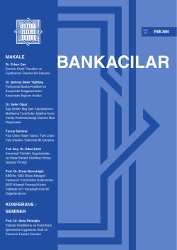 Bankacılar Dergisi - Türkiye Bankalar Birliği