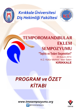 sempozyum program ve bildiri &ouml;zetleri kitap&ccedil;ığı (pdf)