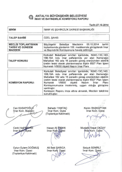 G&uuml;ndemin 26.Maddesi - Antalya Belediyesi