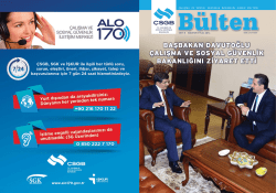 PDF - &Ccedil;alışma ve Sosyal G&uuml;venlik Bakanlığı