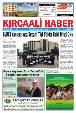 Sayı 228/2014 - Kırcaali Haber