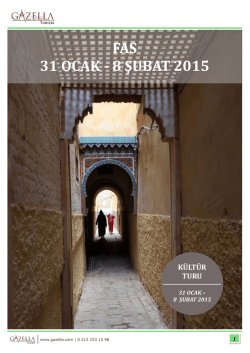 FAS 31 OCAK - 8 ŞUBAT 2015