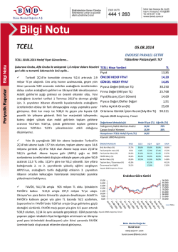 TCELL - Bizim Menkul Değerler