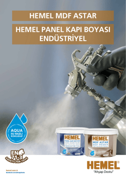 Detaylı Broş&uuml;r-HEMEL MDF ASTAR Hemel-Panel-Kapi