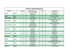 DERECEYE GİREN ÖĞRENCİLER