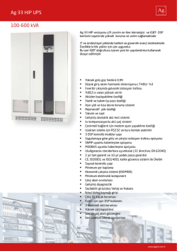 Ag Power 33 UPS - agplus.com.tr