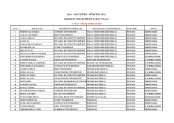 2014 - 2015 eğitim - İstanbul K&uuml;lt&uuml;r &Uuml;niversitesi