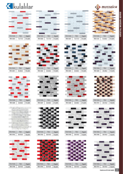 KRİSTAL MOZAİK SERİSİ