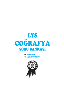lys cografya sb - Zafer Yayınları