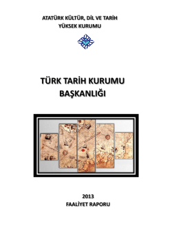 2013 Yılı Faaliyet Raporu