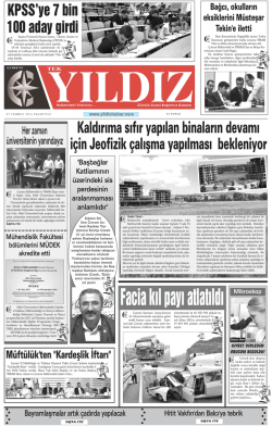 G&uuml;nl&uuml;k Gazetenin Tamamını Okumak İ&ccedil;in TIKLAYIN